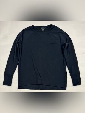 Athleta Long Sleeve Sweater Black Women’s S Thumbholes